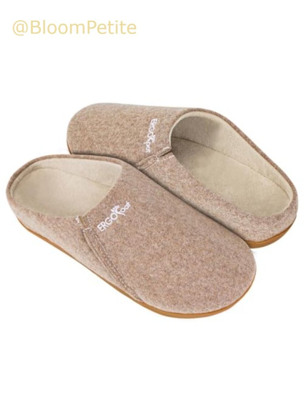 Wool Felt Arch Support Clog Slippers Plantar Fasciitis Relief